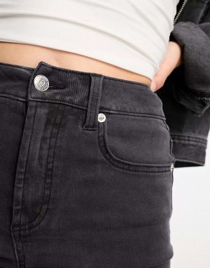 Черные расклешенные джинсы Miss Selfridge