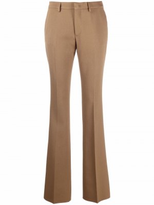 Расклешенные брюки строгого кроя ETRO. Цвет: коричневый
