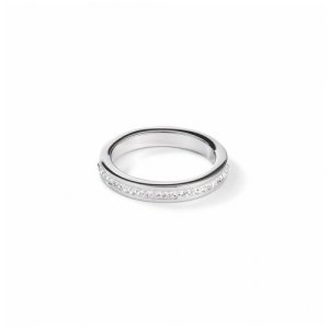 Кольцо Crystal-Silver 17.2 мм 0129/40-1817 54 Coeur de Lion