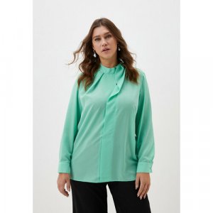 Блуза , размер 54, зеленый SVESTA. Цвет: зеленый