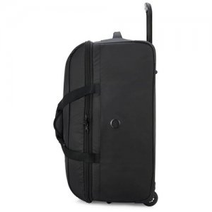 Сумка дорожная тележка для багажа , 73 л, 69х36х34.5 см, черный Delsey. Цвет: черный