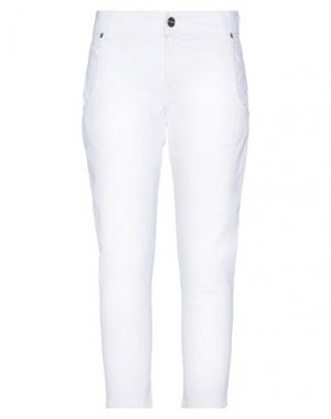 Укороченные джинсы G.SEL. Цвет: белый