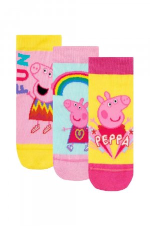 Набор носков Rainbow Fun, 3 шт. , розовый Peppa Pig