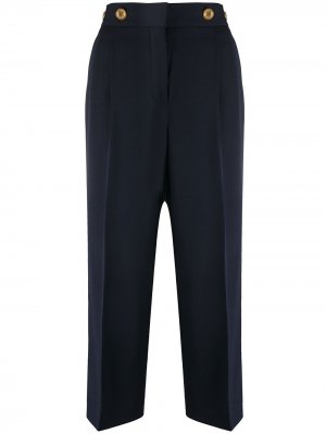 Укороченные брюки с пуговицами Givenchy. Цвет: синий