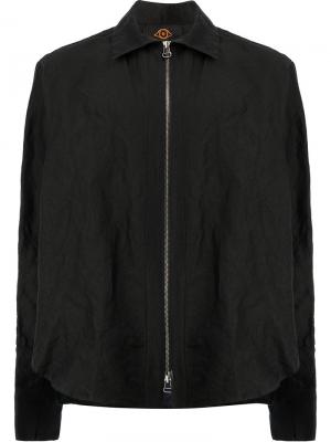 LEclaireur куртка-рубашка на молнии L'Eclaireur. Цвет: черный