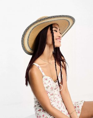 Натуральная соломенная шляпа от солнца Boardmans