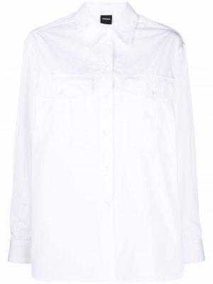 Рубашка с длинными рукавами Aspesi. Цвет: белый