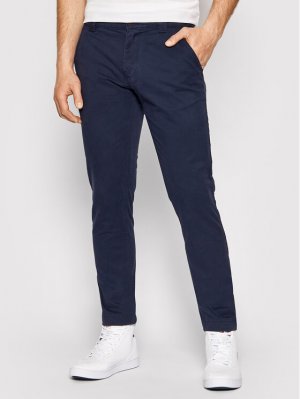 Узкие брюки чиносы, синий Tommy Jeans