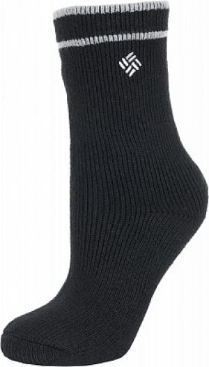 Носки Brushed Wool Fleece Crew, 1 пара, размер 35-38 Columbia. Цвет: черный