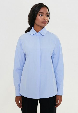 Рубашка Yksstуdio. Цвет: голубой