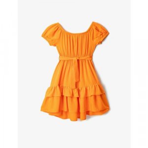 Платье , размер 5-6 лет, оранжевый KOTON. Цвет: оранжевый