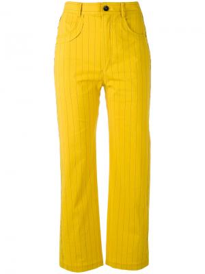 Укороченные брюки Posy Damir Doma. Цвет: жёлтый и оранжевый