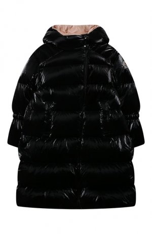 Пуховое пальто Odetta Moncler. Цвет: чёрный