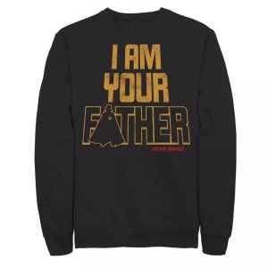 Мужская флисовая куртка с силуэтом Дарта Вейдера I Am Your Father Star Wars