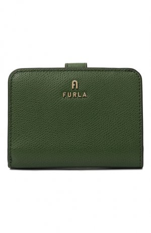 Кожаное портмоне Camelia Furla. Цвет: зелёный