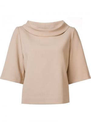 Flared sleeves blouse Trina Turk. Цвет: телесный