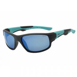 Солнцезащитные очки IK22408, черный, голубой Invu. Цвет: черный/голубой