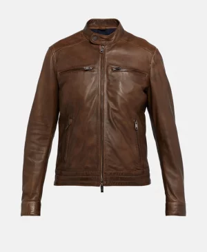 Кожаный пиджак, коричневый Arma
