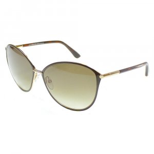 Мужские солнцезащитные очки «кошачий глаз» Penelope TF 320 28F золотистые Tom Ford