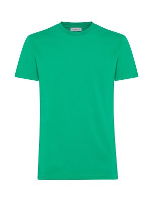 Хлопковая футболка, зеленый Manuel Ritz. Цвет: зеленый