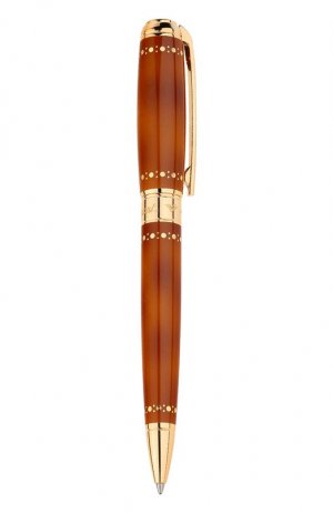 Шариковая ручка S.T. Dupont. Цвет: коричневый