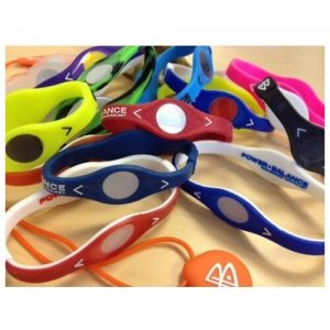 Браслет , размер 19 см, M, черный Power Balance