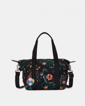 Большая разноцветная сумка на плечо с цветочным принтом x Frida Kahlo , мультиколор Kipling