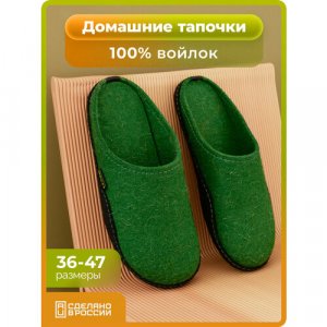 Тапочки Дудинка, размер 46, зеленый HOLTY. Цвет: зеленый