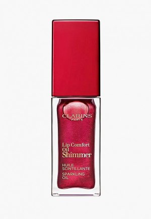 Масло для губ Clarins Lip Comfort Oil Shimmer 08, 7 мл. Цвет: бордовый