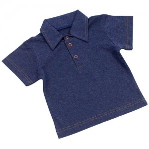 Поло алиса, размер 98, голубой АЛИСА. Цвет: голубой