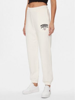 Спортивные брюки свободного кроя , белый Tommy Jeans