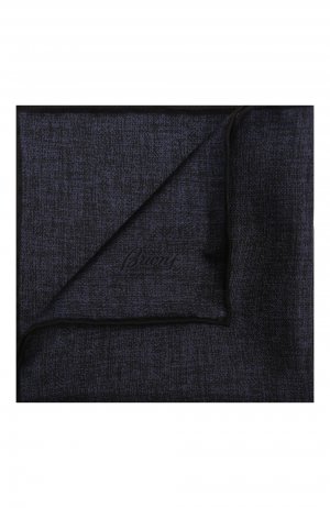 Шелковый платок Brioni. Цвет: синий