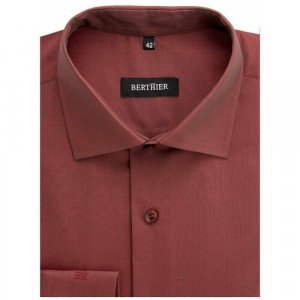 Рубашка , размер 174-184/44, коричневый BERTHIER. Цвет: коричневый