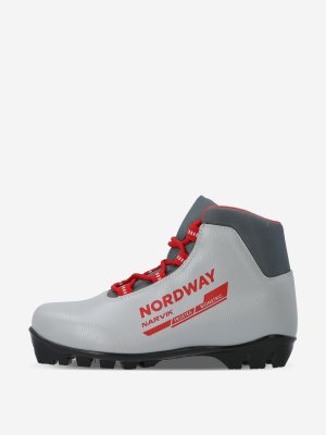 Ботинки для беговых лыж детские Narvik NNN, Красный, размер 34 Nordway. Цвет: красный