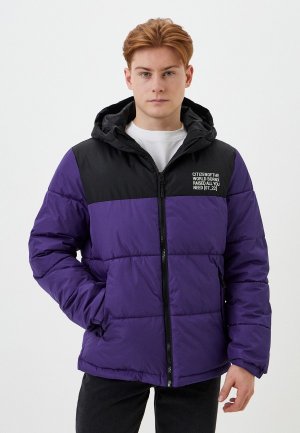 Куртка утепленная Funday. Цвет: фиолетовый