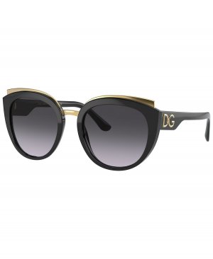Солнцезащитные очки, DG4383 54 , черный Dolce&Gabbana