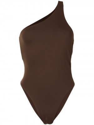 Купальник Anna с открытой спиной Sian Swimwear. Цвет: коричневый