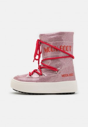 Ботинки на шнуровке Glitter Unisex , розовый Moon Boot