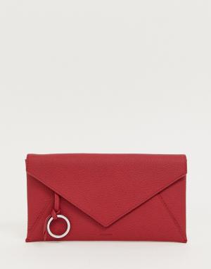 Кошелек-конверт Voltaire AllSaints. Цвет: красный