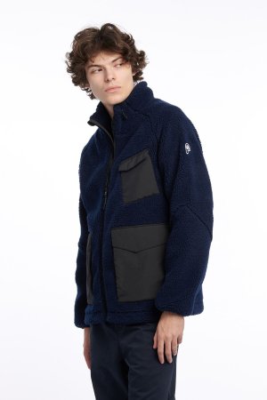 Пальто Bear Borg на молнии с угловыми карманами , синий Penfield