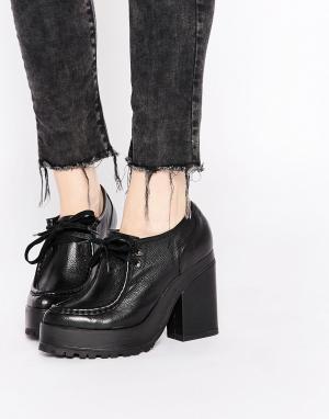 Erin Platform Heeled Shoes Eeight. Цвет: черный