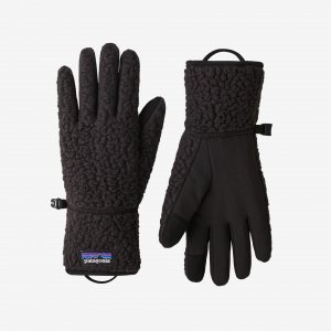 Флисовые перчатки в стиле ретро , черный Patagonia