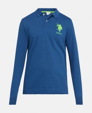 Рубашка-поло с длинными рукавами , цвет Royal Blue U.S. Polo Assn.
