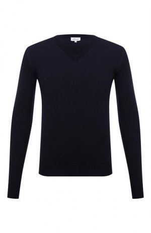 Шерстяной пуловер Brioni. Цвет: синий