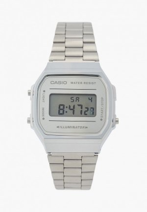 Часы Casio A-168WEM-7E. Цвет: серебряный