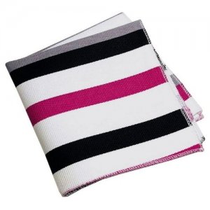Нагрудный платок, черный, розовый 2beMan. Цвет: розовый/голубой/фиолетовый