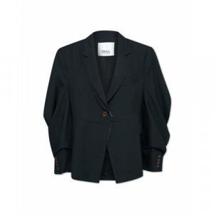 Пиджак , размер 40, черный Erika Cavallini. Цвет: черный