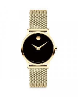 Музейные часы, 28 мм , цвет Black Movado