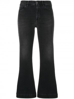 Укороченные расклешенные джинсы The Seafarer. Цвет: серый