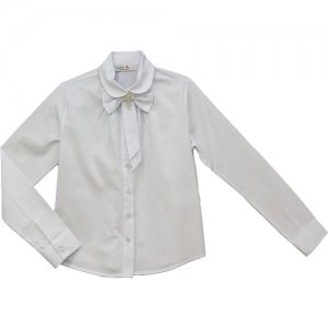 Школьная блуза , размер 122, белый BADI JUNIOR. Цвет: белый